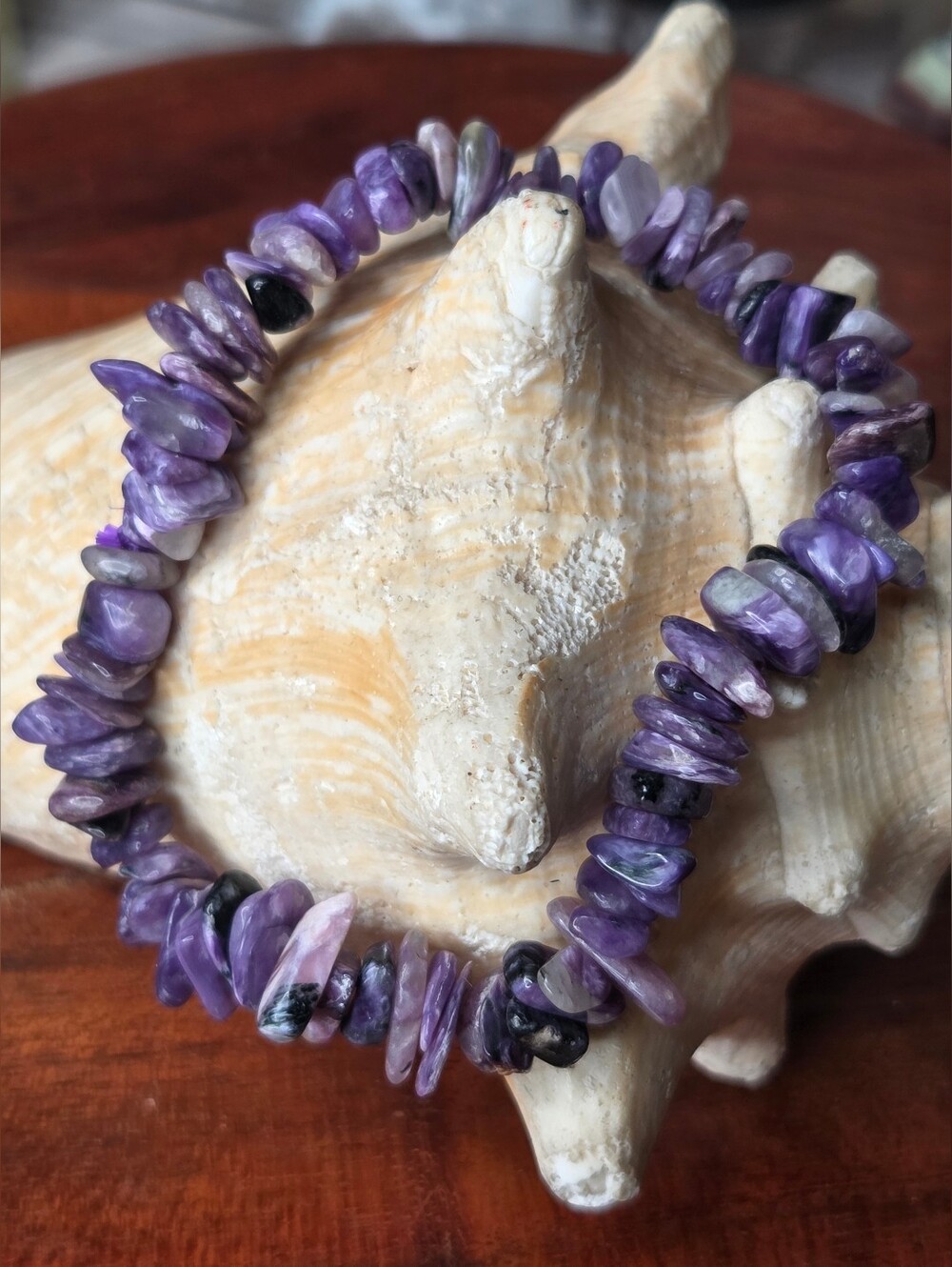 Charoite Strecth Bracelet 7.5 (Transformation
